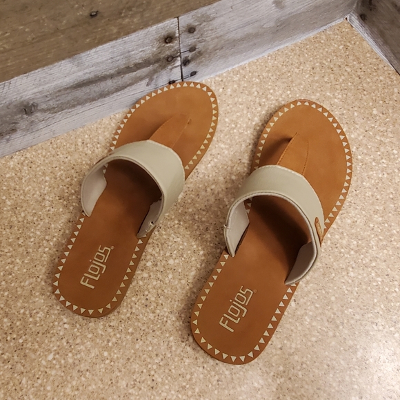 Flojos Flip Flop Sandals Like NEW! 9W - Picture 3 of 6
